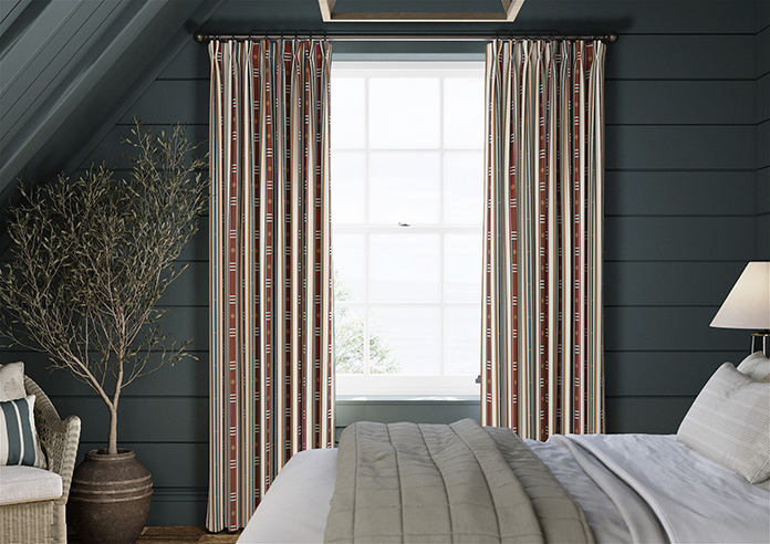 The British Stripe Co. William, Teignbridge No.1 - Made to Measure Curtains - Image 3